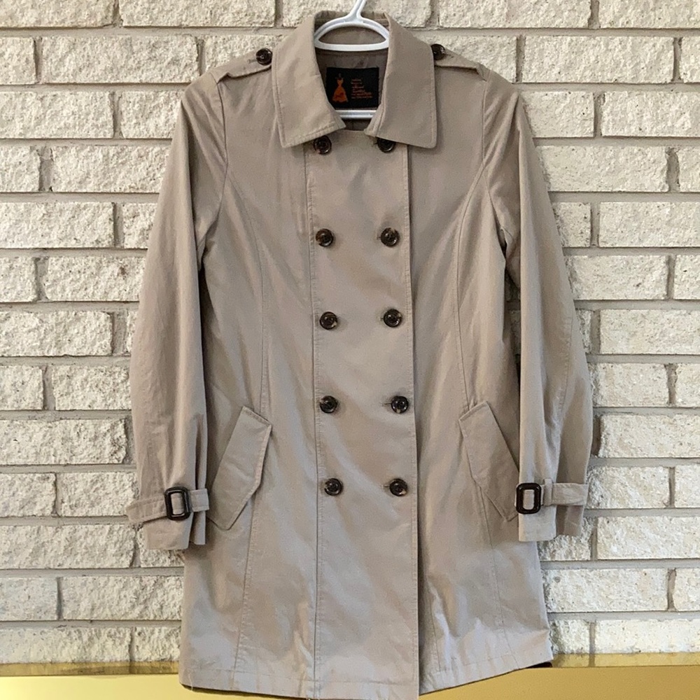 jnB Beige Button Up Duster Coat